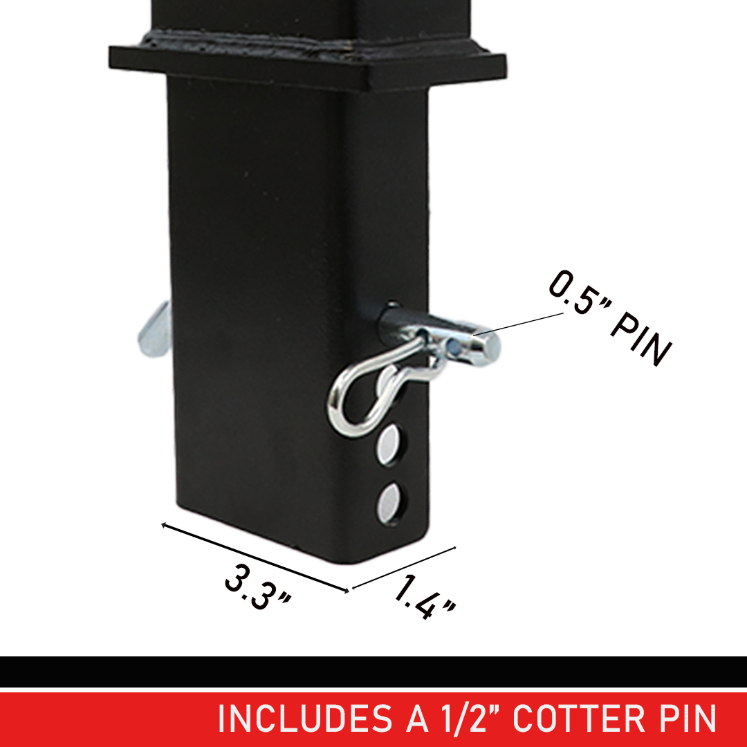 BoxerTool 2x4 Truck Stake Square Sleeve: Elevate Your Hauling with Premium 2x4 Wooden Stakes Enhancement