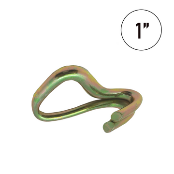 1 Inch Twin J Hook - 3300 lb Breaking Strength Double J Hook for Improved Load Security