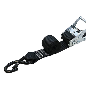 1" Heavy Duty S Hook with Safety Latch - 3000 lbs Breaking Strength, 1000 lbs WLL, Full PE Coated Tie Down Hook - 0