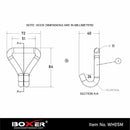 2 Inch Twin J Hook - 11,000 lb Extreme Duty Tie Down Anchor-5