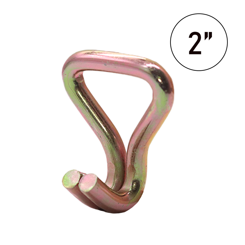 2 Inch Twin J Hook - 11,000 lb Extreme Duty Tie Down Anchor