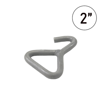 Raw 2 Inch Single J Hook - 3300 lb Breaking Strength Industrial Towing Recovery