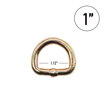 1" Heavy Duty Welded D-Ring - 5500 lbs Breaking Strength