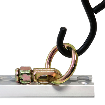 Double Stud Round Ring Track Fitting: Enhanced Cargo Control - 0