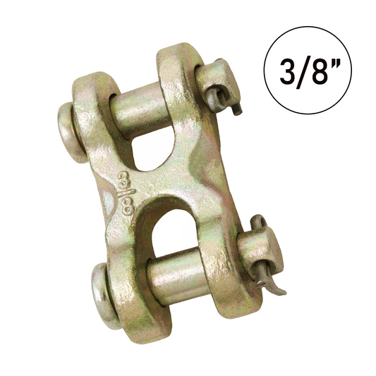 Premium Grade 70 Yellow Chromed Double Clevis Links: Ultra-Durable Connections for Any Application
