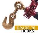 Heavy-Duty Foldable Ratcheting Load Binder (3/8" - 1/2" Chain) with Ergonomic Handle-3