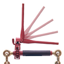 Heavy-Duty Foldable Ratcheting Load Binder (3/8" - 1/2" Chain) with Ergonomic Handle-5