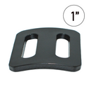 1" Bent Slide Bar Tie Down Webbing Adjuster - 3300lb Break Strength - Easy Grip, Low Profile-1