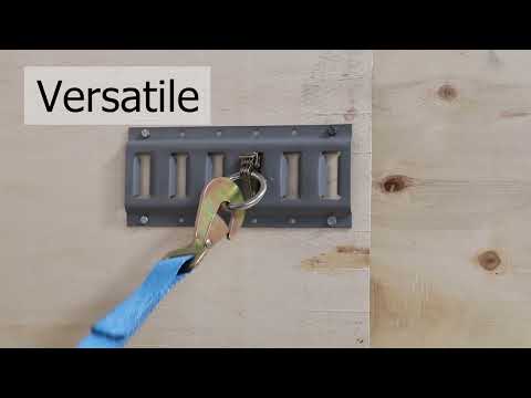 5ft Galvanized Horizontal E-Track: Ultimate Cargo Control & Organization