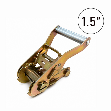 MaxSecure 1.5" Short Wide Handle Ratchet Buckle: 6,600 lbs Breaking Strength