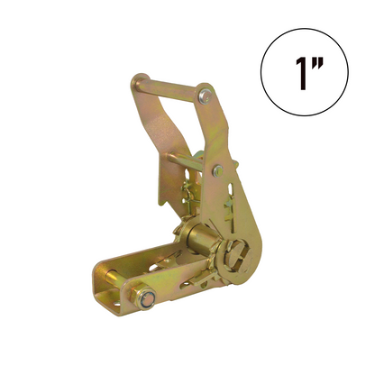 MaxSecure 1" Ratchet Buckle: Heavy-Duty 3,000 lbs Load Capacity for Seamless Cargo Control