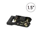 Pro 1.5" Ratchet Buckle: 4400 lbs Heavy-Duty Load with Rubber Handle Grip-1