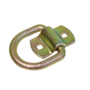 Heavy Duty 1/2" Forged Lashing D Ring with Bolt-On Mounting Bracket in Yellow Chrome-3