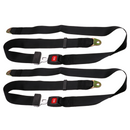 Universal 2-Point Go Kart & Golf Cart Seat Belt Harness Kit - Mounting Hardware Included (Set of 2)-1