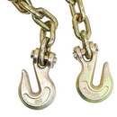 1/4" X 20' Transport Chain w/ Clevis Grab Hook Grade 70-5
