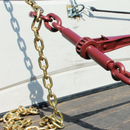 5/16" X 20' Transport Chain w/ Clevis Grab Hook Grade 70-3