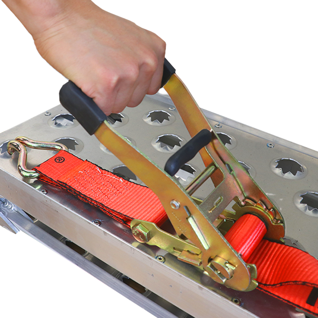 Boxer GripGuard Pro 2" x 8' Car Tie Down Kit: Enhanced Stability with Twin J Hooks