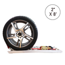 Boxer GripGuard Pro 2" x 8' Car Tie Down Kit: Enhanced Stability with Twin J Hooks-1