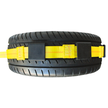 Boxer ProLatch Straight-Style 3-Point Tire Holder with Twin J Hooks - 0