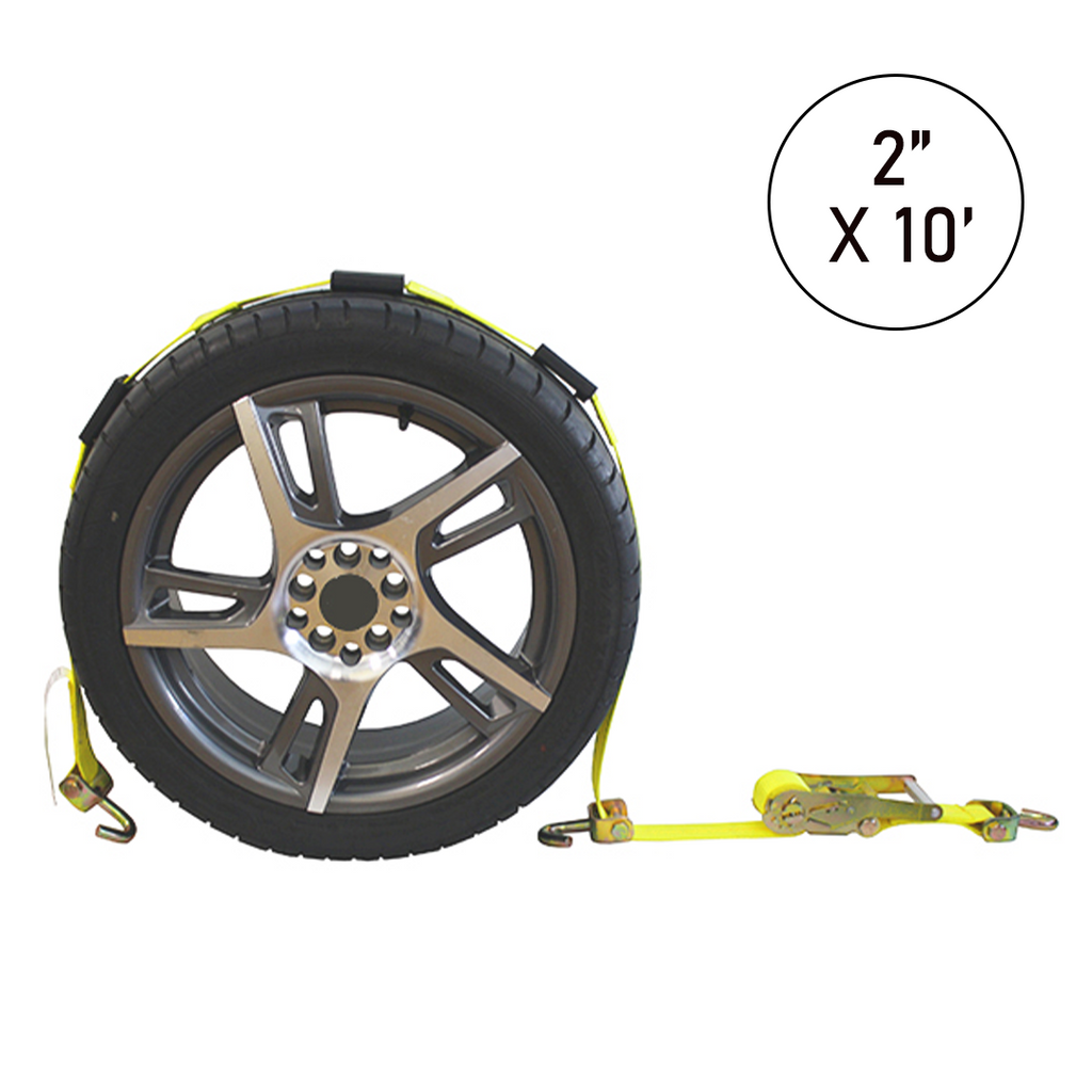 Boxer Straight-Style Tire Holder: ProLatch 3-Point Tire Holder with Swivel Hooks