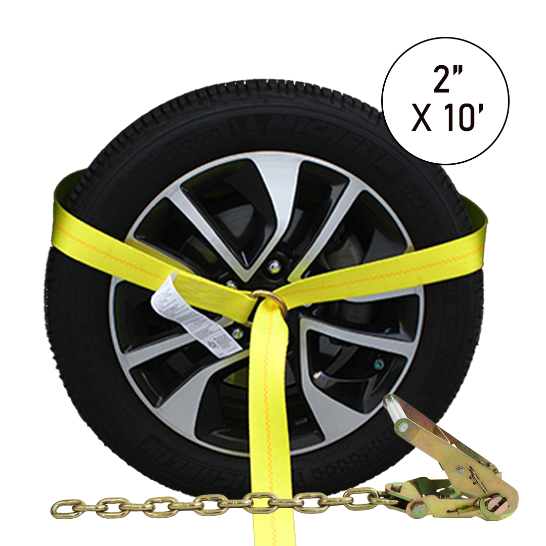 Boxer LassoGuard 2" x 10' Side Tire Holder with 5/16" Chain Extension