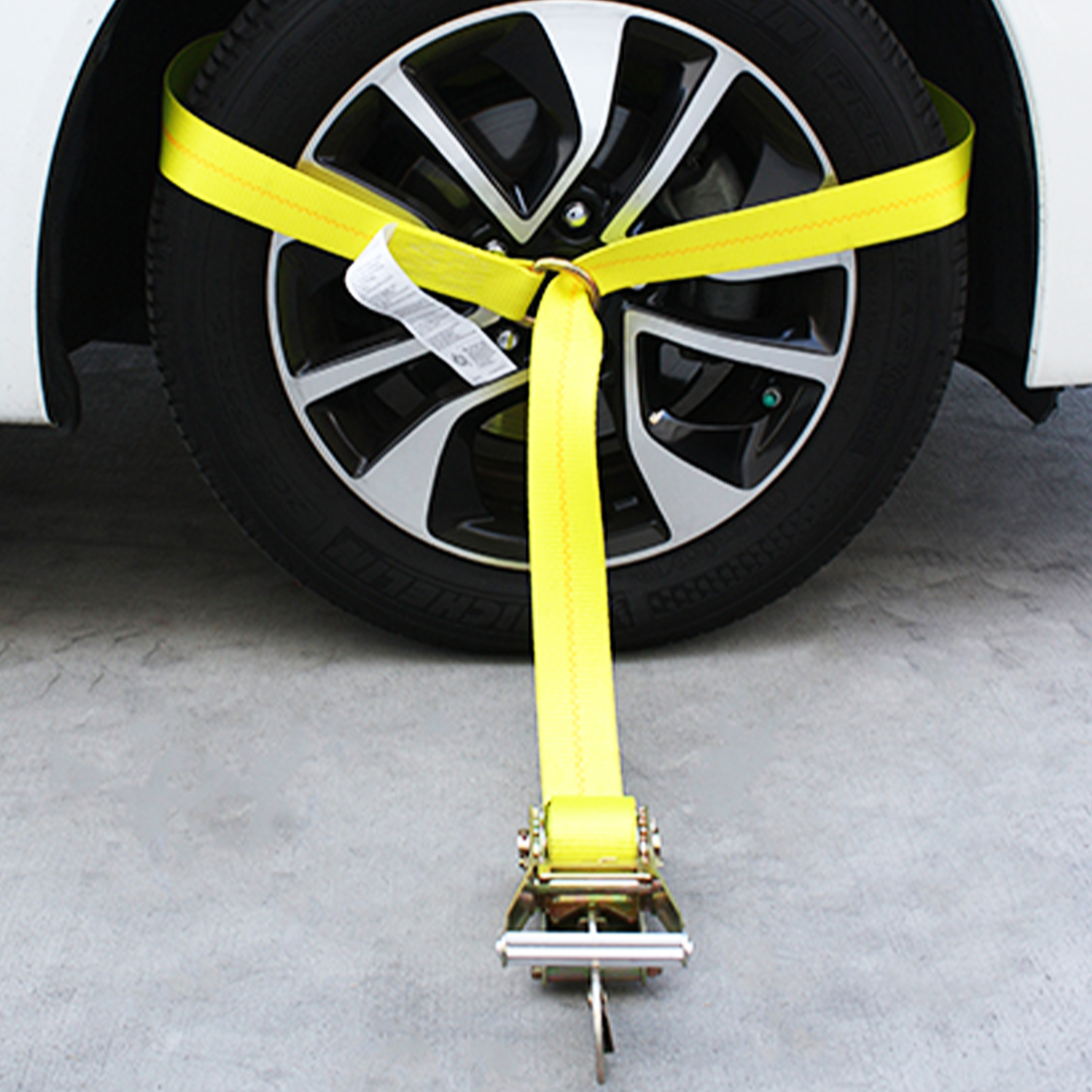 Boxer Side-Mount Tire Holder: PrecisionGrip Series with Snap Hook Ratchet Extension
