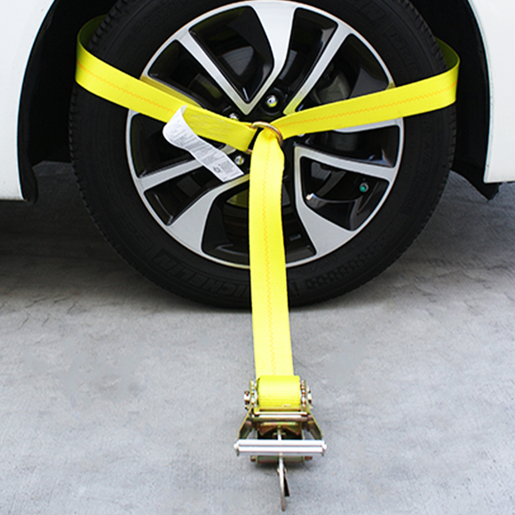 Boxer LassoGuard 2" x 10' Side Tire Holder with Snap Hook Ratchet Extension
