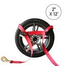 Boxer RoadMaster 2-Point Tire Holder with Snap Hooks: Heavy-Duty 10,000 lbs.-1