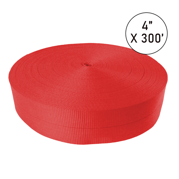 Boxer PowerPro 4" x 300' Heavy-Duty Polyester Tie Down Webbing Roll