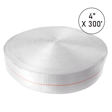 Buy white Boxer PowerPro 4" x 300' Heavy-Duty Polyester Tie Down Webbing Roll