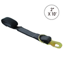 Boxer 2" x 10' Eagle Strap Dual Hardware Winch Strap - 5,000-lb Capacity-1