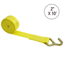 Boxer 2" x 10' Auto Transport Strap with Single J Hook-1