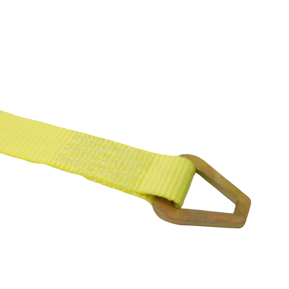 Boxer 2" USA Assembled Winch Strap - Heavy Duty Delta Ring - 10,000 lb BS - Custom Industrial Webbing