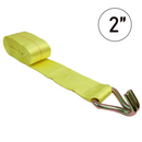 Boxer 2" USA Assembled Winch Strap - Twin J-Hook / Wire Hook - 10,000 lb BS - Heavy Duty Custom Webbing-1