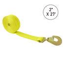 Boxer 2" USA Assembled Winch Strap - Heavy Duty Twisted Snap Hook - 10,000 lb BS - Professional Grade Custom Webbing-3