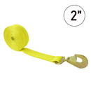 Boxer 2" USA Assembled Winch Strap - Heavy Duty Twisted Snap Hook - 10,000 lb BS - Professional Grade Custom Webbing-1