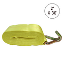 Boxer 2" USA Assembled Winch Strap - Twin J-Hook / Wire Hook - 10,000 lb BS - Heavy Duty Custom Webbing-4