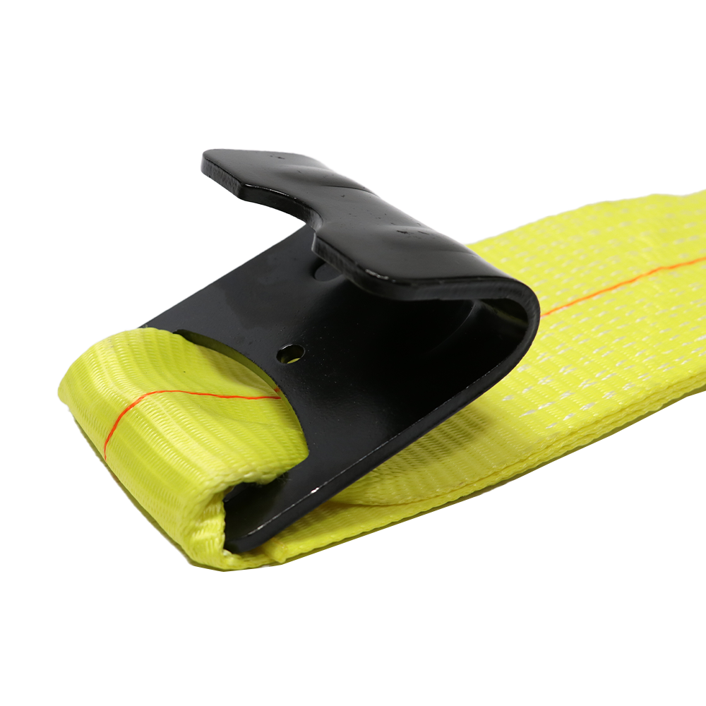 Boxer 3" Ratchet Short End Replacement Fixed End Strap with Flat Hook