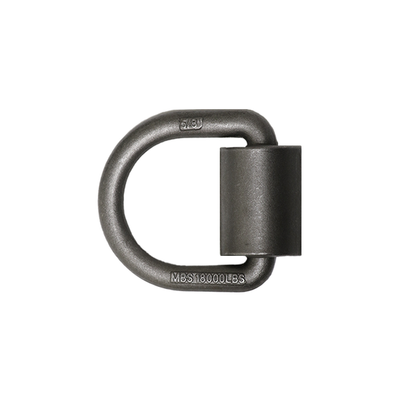 Heavy Duty 5/8" Weld-On Forged Lashing D-Ring with Mounting Bracket
