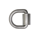 Heavy Duty 3/4" Weld-On Forged Lashing D-Ring with Mounting Bracket-3