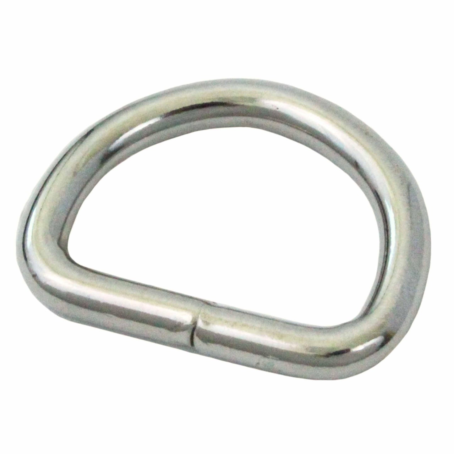 10 Pieces of Nickel Plated D Rings - Boxer Tools