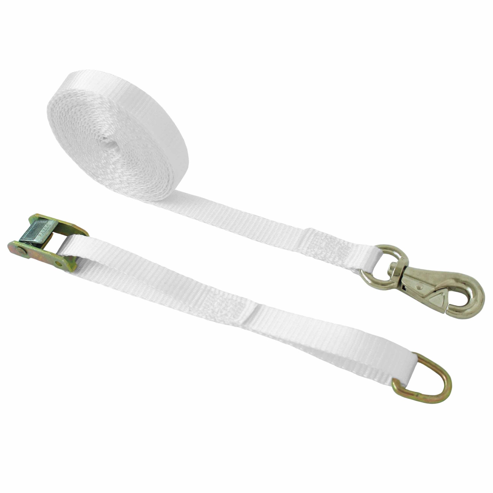 tent tie down USA-Assembled 1" x 15' Cam Buckle Tent Strap