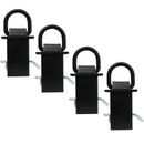 Heavy Duty 4-Pack 5/8" D-Ring Tie Down Anchor Points for Stake Pockets-1