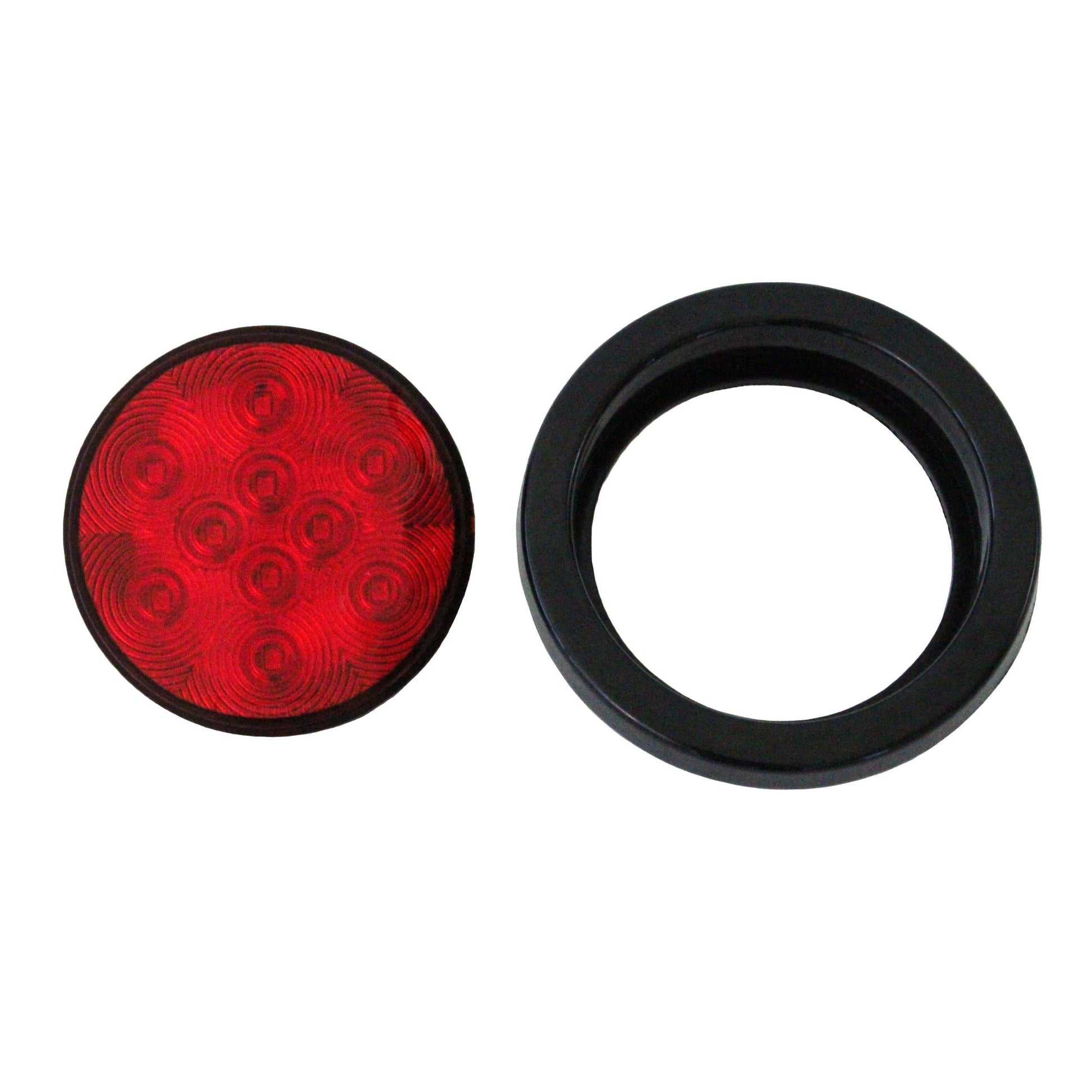 10 LED 4 Inch Trailer Tail Light in Red - Boxer Tools