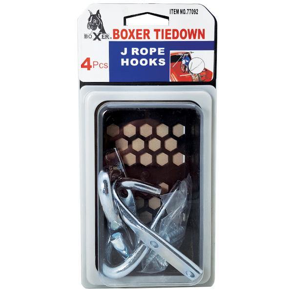 4-Piece J Rope Hook - Boxer Tools