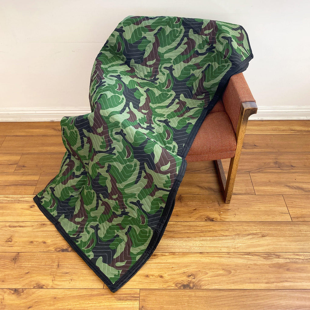 Camouflage Protection Pad - 72 Inch by 80 Inch - Boxer Tools