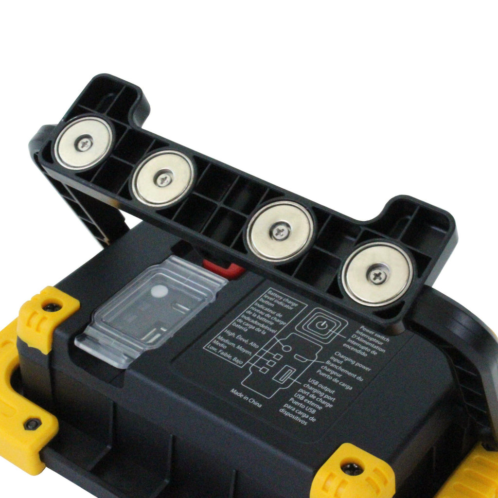 6W Rechargeable LED Work Light in Yellow - Boxer Tools