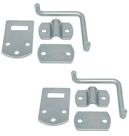 Corner Security Latch Set - Build Sturdy Fencing for Your Truck (2 Sets of 4 Pieces Each)