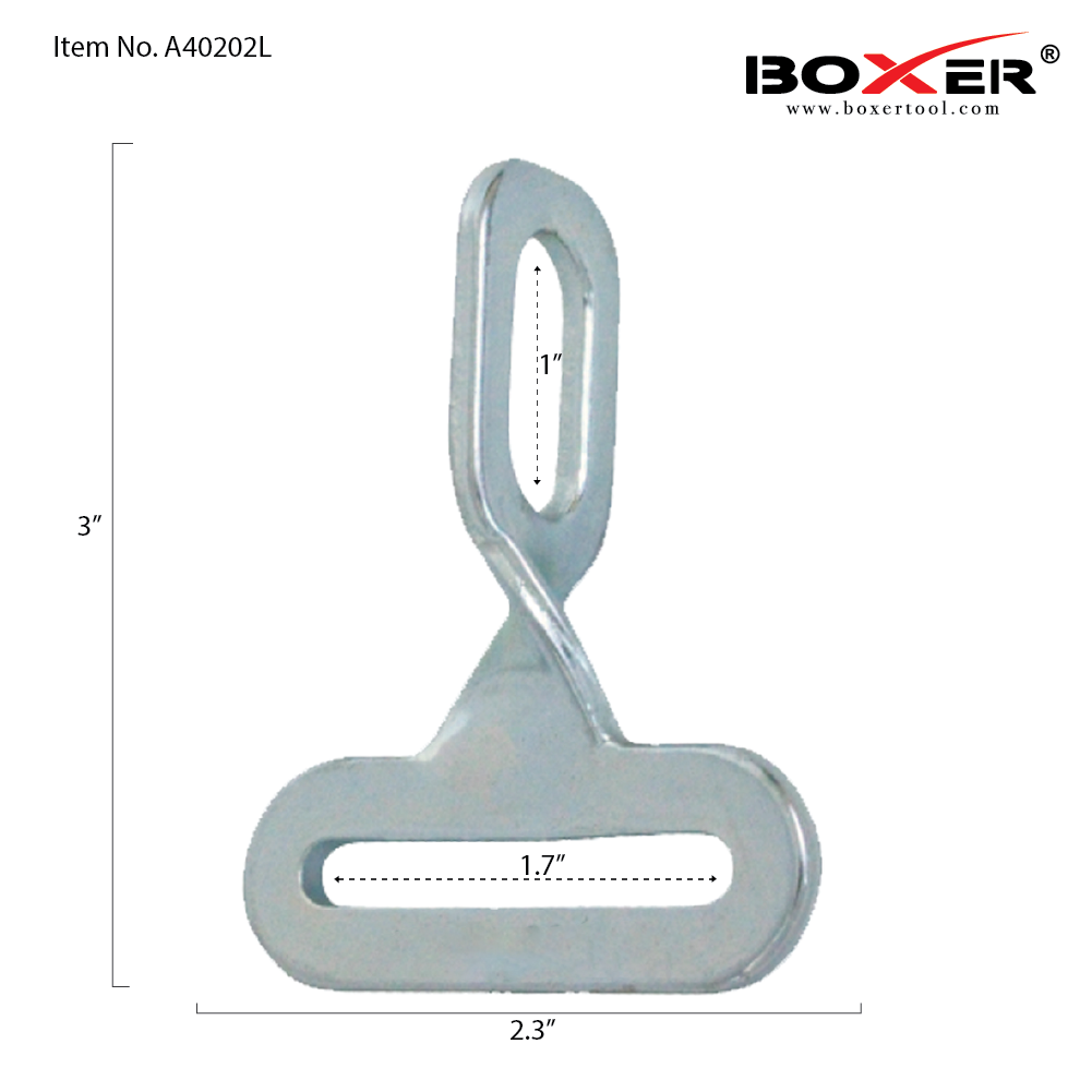 1.75" Long Racing Harness Center Strap - Improved Fit, Mobility & Strength (Twist-Compatible)