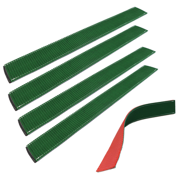 Buy red GripGuard Pro 2' Low Profile Rubber Tread Sleeves - Elevate Your Wheel Straps with Ultimate Grip and Protection